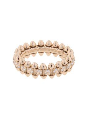 Cartier Ring Clash de Cartier SM Small Model Diamond Total 18k Pink Gold